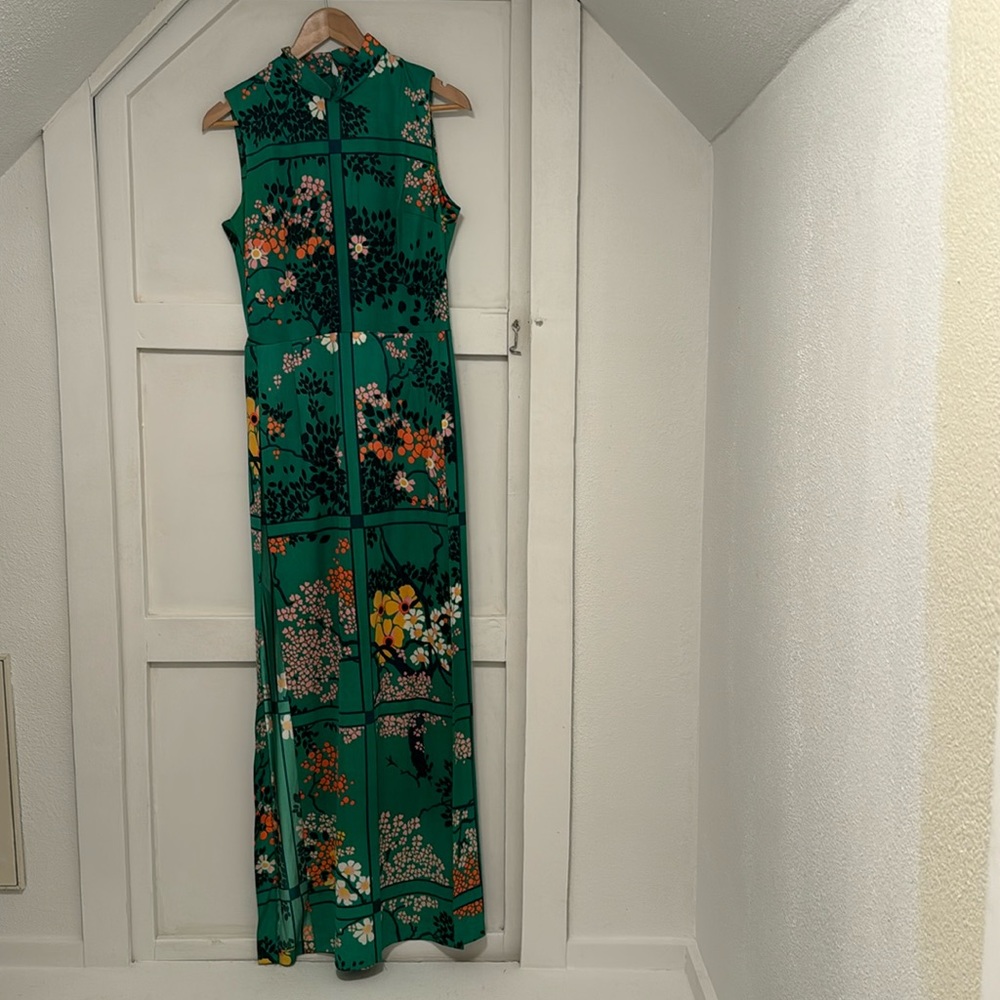 Vintage Floral Maxi Dress